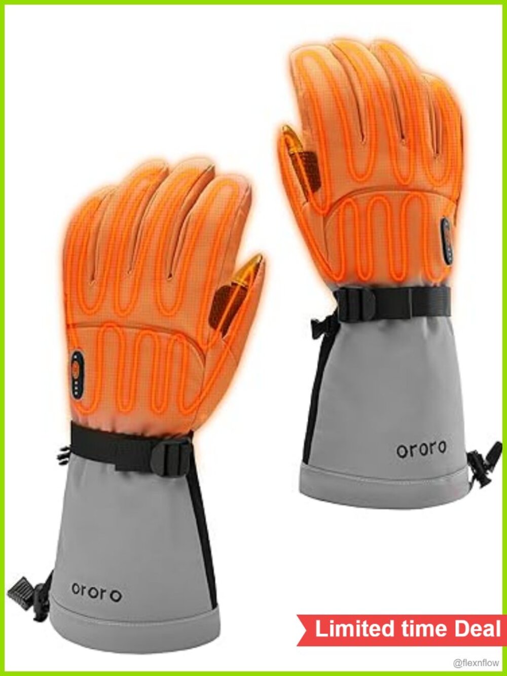 Heated Gloves Carbon Fiber Rechargeable Touchscreen Winter